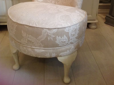 Re-upholstered chair - Lymington New Forest