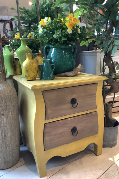 Shabby chic - bedside cabinet - Lymington New Forest Hampshire